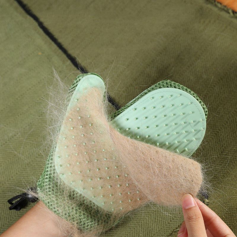 Gants de Massage en Silicone et Brosses pour Enlever les Poils d'Animaux